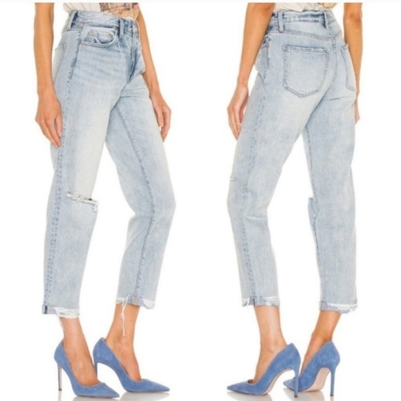 pistola Denim - Pistola Presley High Rise Relaxed Roller Jeans Size 25